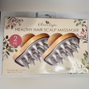 Olivia Layne Healthy Hair Scalp Massager - 2 Pack, NEW in Box